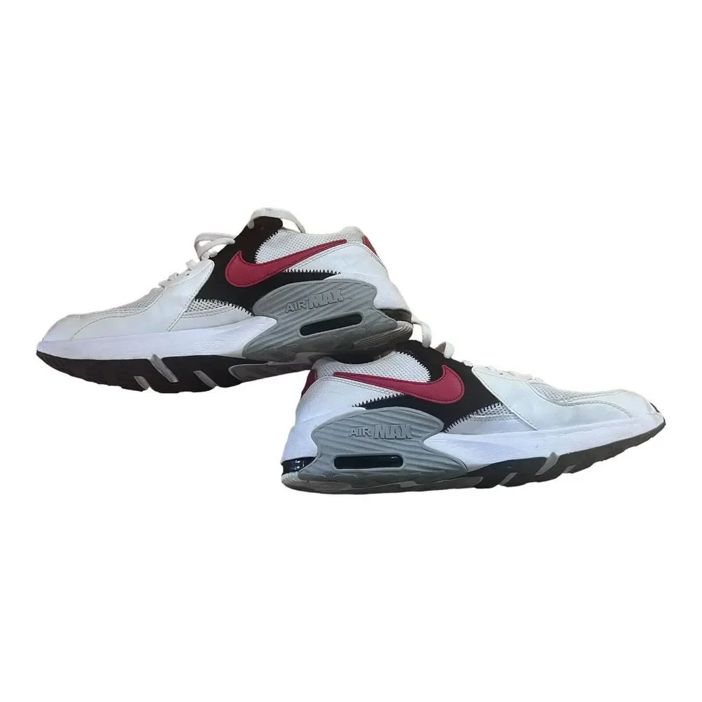 Nike Air Max Excee GS‎ White/University Red/Black Shoes - Size 6Y